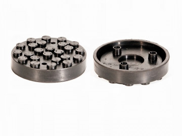 Арт. 1026 Накладка для подъемников Ravaglioli (mid) А - 120 мм В - 110 мм Н - 26 мм h - 10 мм Вес - 260 гр