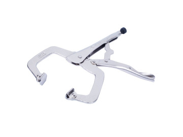 Зажим с фиксатором 280 мм, С-образный, с подвижными губками KING TONY 6625-11