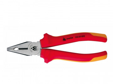 Плоскогубцы комбинированные 180 мм, диэлектрические, держатель МАСТАК 030-00180EH