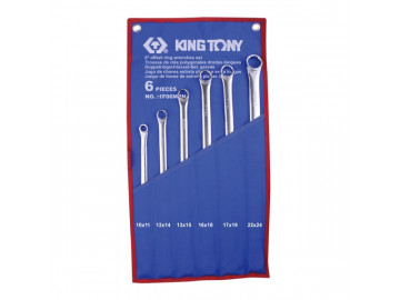 Набор накидных ключей, 10-24 мм, 6 предметов KING TONY 1F06MRN