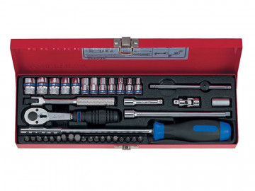 Набор торцевых головок с принадлежностями, 39 предметов KING TONY 2540MR
