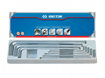 Набор Г-образных шестигранников 1/8&quot-9/16&quot, 8 предметов KING TONY 20208SR01
