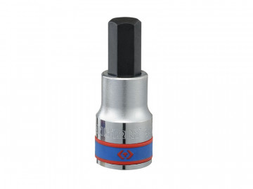 Насадка (бита) торцевая 1/2&quot, HEX, 7 мм, L = 60 мм KING TONY 402507