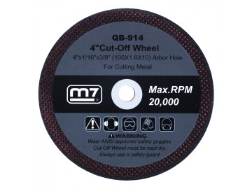 Круг отрезной 100 мм для пневматической отрезной мини машины QC-234 MIGHTY SEVEN QB-914