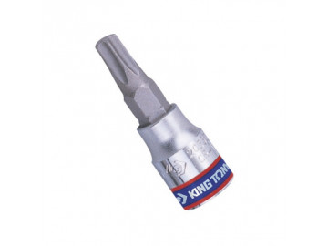 Насадка (бита) торцевая 1/4, TORX, T40, L = 37 мм, с отверстием KING TONY 203740