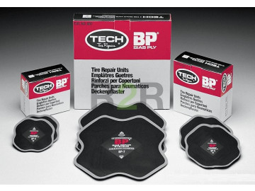 Заплатка BP-7  c диагональным кордом   290 х 290 мм Tech 607BK