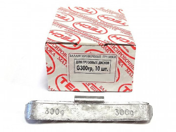 Упаковка грузовых балансировочных грузиков 300 гр.Tech G300