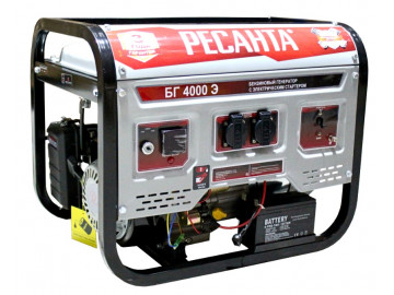 Электрогенератор БГ 4000 Э Ресанта 64/1/52