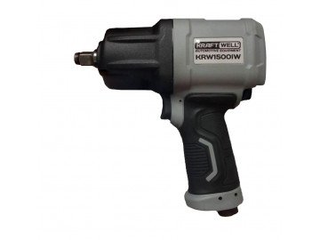 Гайковерт пневматический ударный 1/2 с комплектом ударных головок, 1500 Нм KraftWell KRW1500IW-T