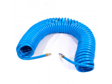 Воздушный шланг спиральный 12/17 мм 20 метров Станкоимпорт HS121720