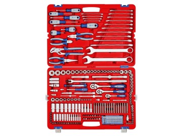 Набор инструментов 212 предметов, универсальный МАСТАК 01-212C